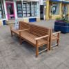 Stanton Hardwood Park Bench - Double 4 Seater